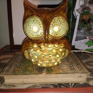 MCM Vintage Owl Lamp